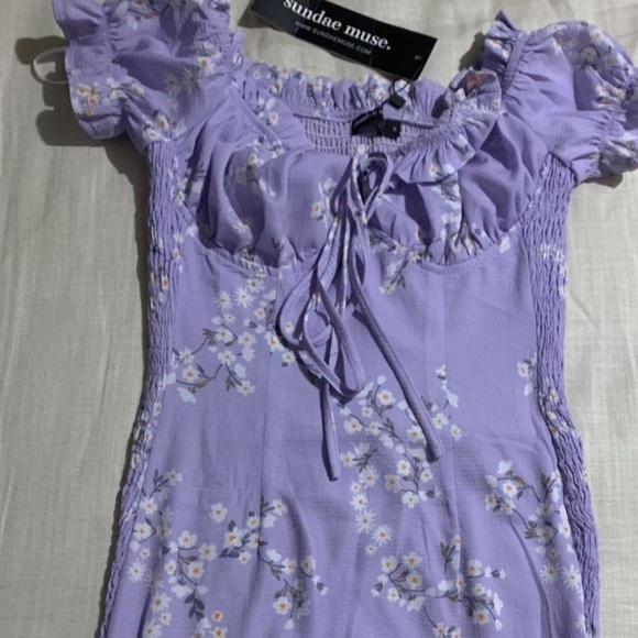 Sundae Muse Bambi dress in lilac purple - Picture 4 of 5